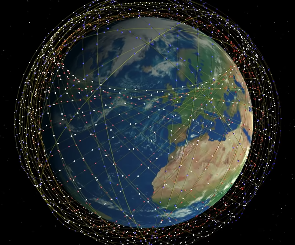 Pokrytie siete Starlink